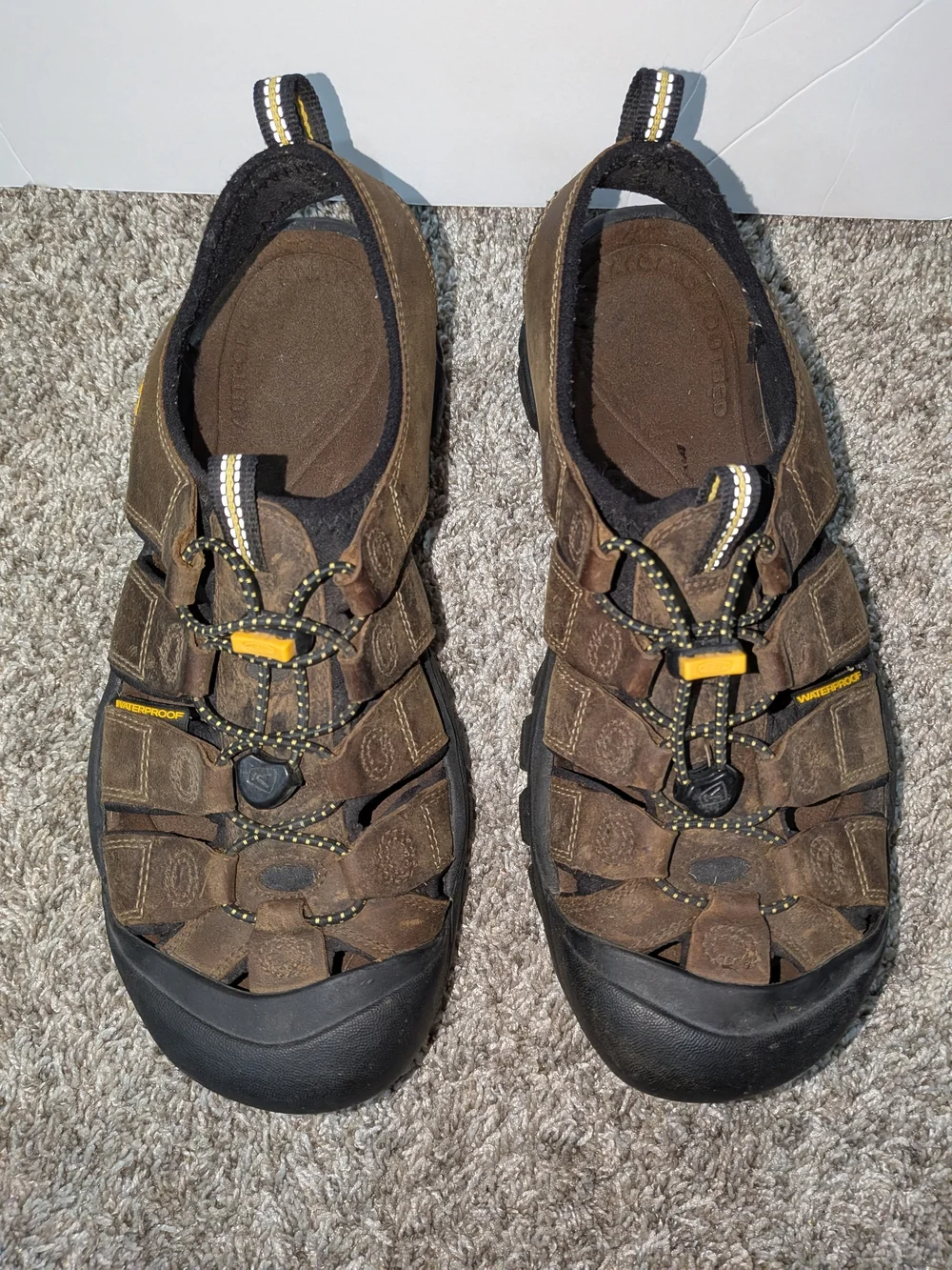 Keen Brown and Black Waterproof Men's Sandals